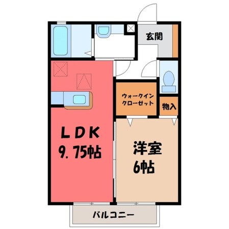 リアンの物件間取画像